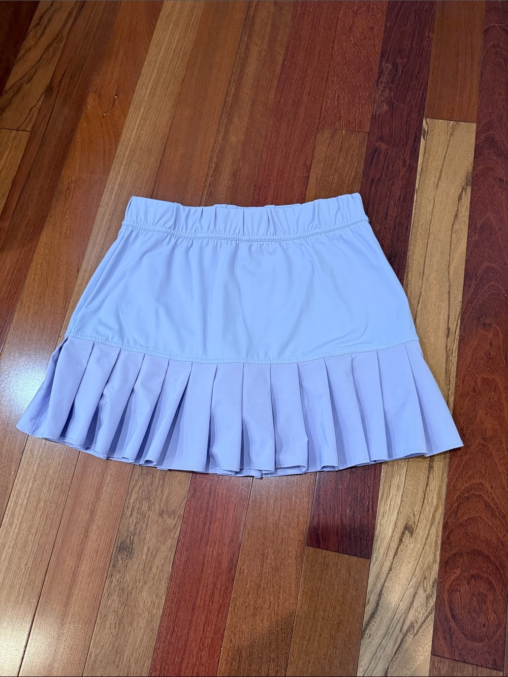 Talbots Light Lavender Pleated Mini Skort